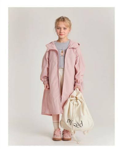 Girls Rain Jackets Waterproof Raincoat for Kids Lightweight Coats Hooded Windbreakers3
