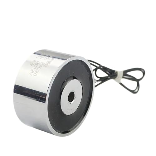 Electroimán de 24V y 35kg impermeable para automatización industrial duradera de ventosas