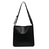 SECWL Sac fourre Tout pour Femme Sac à Main en Cuir à bandoulière Sac fourre Tout de Luxe Grande capacité Sac de Shopping de Couleur Unie Poches pour Femmes