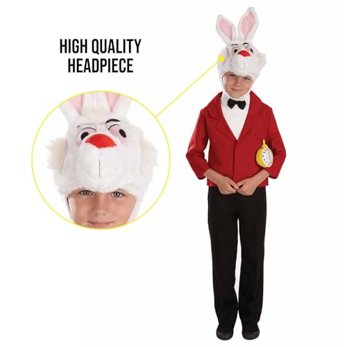 Disfraz conejito blanco divertido, talla XL para niños miniatura 4