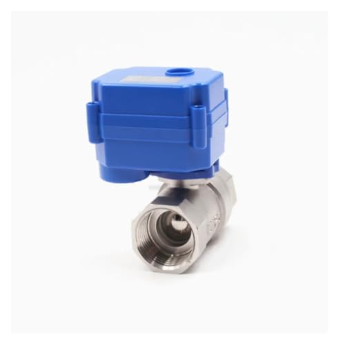 Válvula de bola motorizada con control CR04 automático y resistencia AC220V para fluidos 4