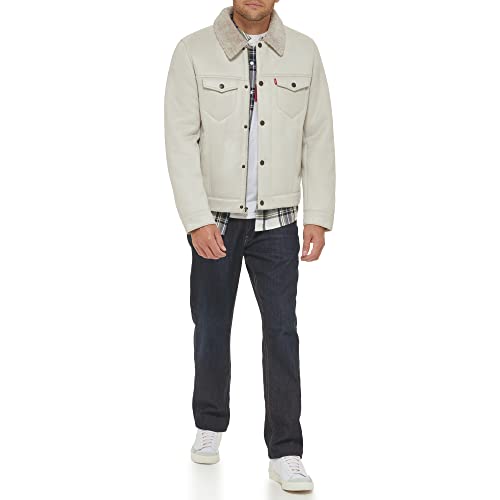 Image of Levi's Men's Faux Leather Classic Trucker Jacket