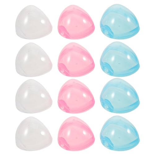 TOYANDONA 12 Piezas Estuche para Chupete de Viaje Portátil de Pp con Protección contra Polvo para Bebés Adecuado para Bolsa de Pañales y Paseos en Cochecito