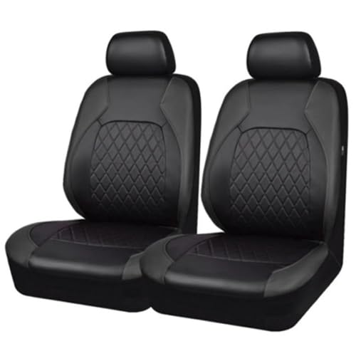 MNBHJGR Housse Siege Voiture, pour VW Caddy I, II, III, IV (1983-2019) Housses de Siège de Voiture Avant, Confortable,AntidéRapant Et ImperméAble,A Black