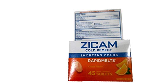 Zicam Cold Remedy  Dissolving Tablets  Citrus Flavors  45 Count (Pack of 1) - Thumbnail 2