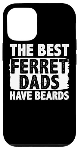 Ferret Dad Beard Apparel - �ʔ�����������f�U�C�� �X�}�z�P�[�X iPhone 12/12 Pro �p