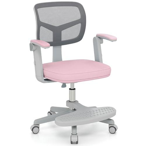Giantex Kids Desk Chair with Adjustable Footrest
