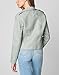 [BLANKNYC] Womens Vegan Leather Moto Jacket with Zipper and Pocket Detail, Stylish Coat & Designer Clothing, Play-Act, Small, Sage