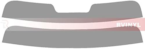 Rvinyl Window Tint Kit Compatible with Hyundai Elantra 2001-2006 (Sedan) - Windshield Strip Visor - 50% Windshield Strip Windshield Strip - 50%