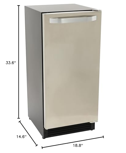 Maxx Ice MIM25C Shallow Depth Indoor Built-In Undercounter Ice Maker thumb #6