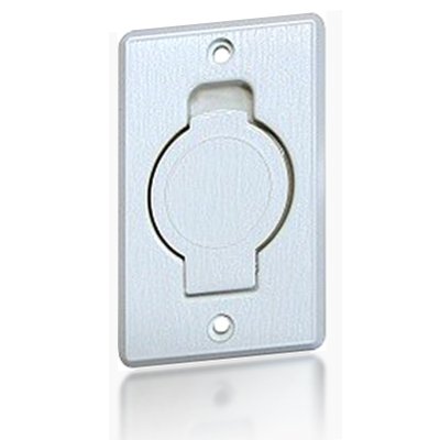 France Aspiration - Prise Murale Clapet Rond Classique - Couleur : Blanc