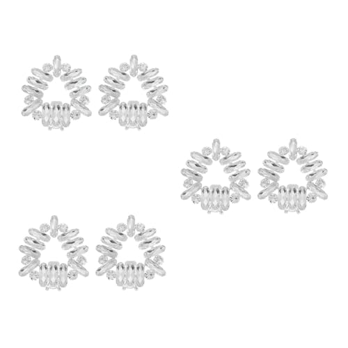 Boucle de bijoux de chaussure haut de gamme alliage silver et strass scintillants