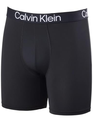 Calvin Klein Men's Boxer Brief Moisture Wicking, 3-pack (US, Alpha, Medium, Regular, Regular, Black/Black/Gray)2