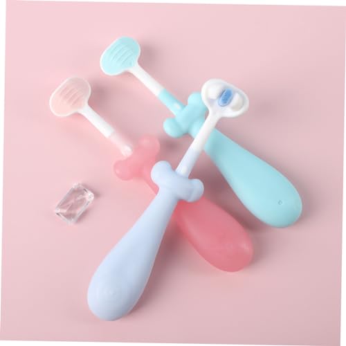 Brosse à dents manuelle design mignon VICASKY pour la routine du matin des petits - 2