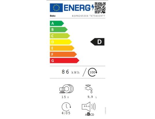 BEKO BDFN26530X - Lavavajillas (60 cm)
