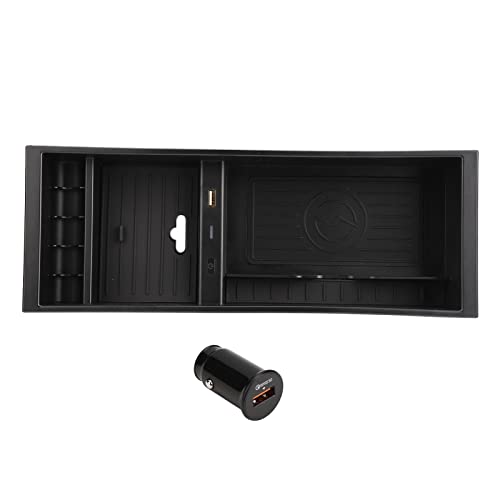Almohadilla de carga rápida práctica Tomantery con base de material ABS negro 4