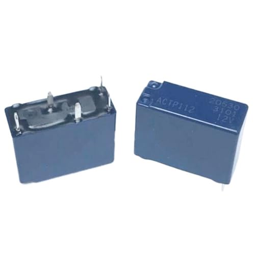 Relais ACTP112 12VDC 5 broches pour circuit imprimé automobile, lot de 5 pièces