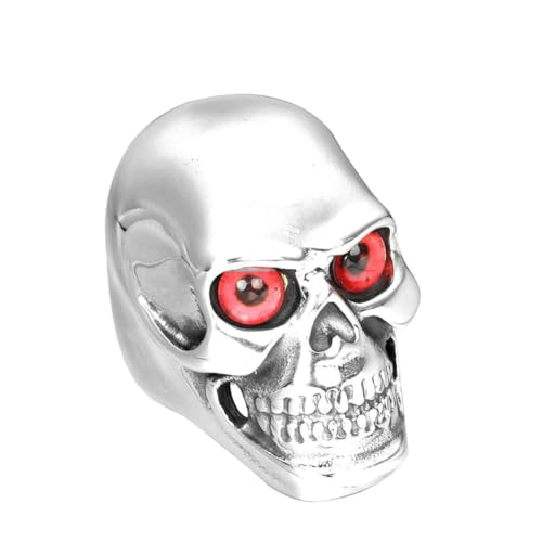 Bague tête de mort HIJONES cadeau parfait en acier inoxydable pour anniversaire homme