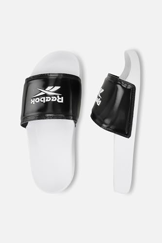Image of Reebok Men's Slides EVA Cushioned Lightweight Comfortable Slippers for Men | Cushion Sole Chappal | Daily Use, Home & Travel | AG Sole Slide