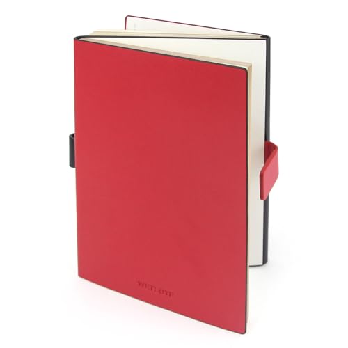 Carnet de notes A5 pour voyage et écriture avec couverture en cuir élégante lot de 2