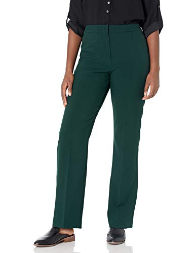 Kasper Women's Trouser Pant, FIR Green, 10 Kasper Women's Trouser Pant, FIR Green, 10