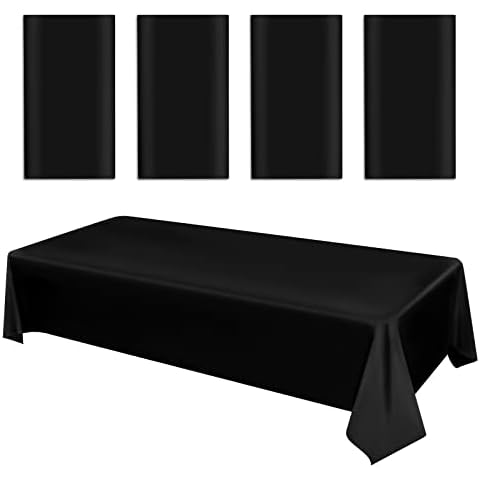 Teruntrue Juego de 4 manteles Desechables de plástico Cover