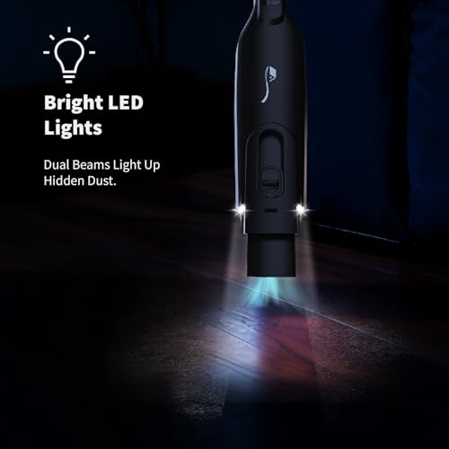 Image of Cordless Handheld Vacuum, Lightweight Portable Hand Vacuum Cleaner with LED Light,Rechargeable Hand Held Vacuum with One-Touch Empty, Powerful Suction for Office, Home,Car, Matte