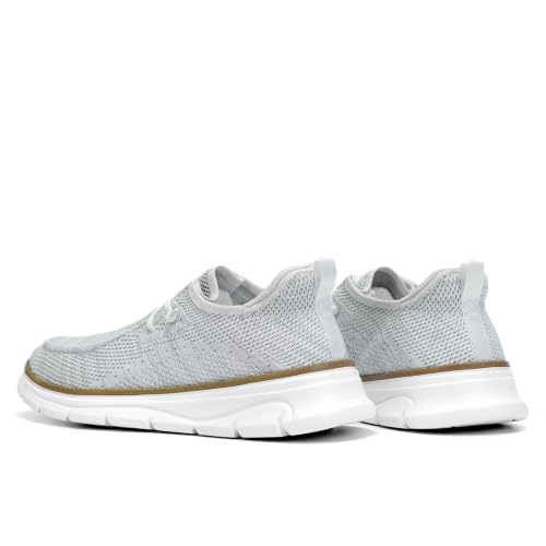 Image of Mens Slip-on Loafers Comfortable Boat Shoes Casual Walking Sneakers Mesh Business Oxfords Work Lightweight Soft Sole