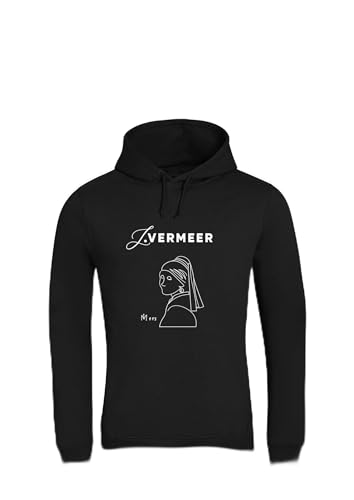 Sweat à capuche Inspire homme Line Art Vermer BCWU33B Noir XXL luxe
