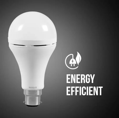 Image of Havells 12W wattage Bulb | High CRI & High Efficiency | Energy Efficient | Mercury-Free | 4KV Surge Protection | 100 Lumens Per Watt |Cool Day Light (6500K) b22d | led