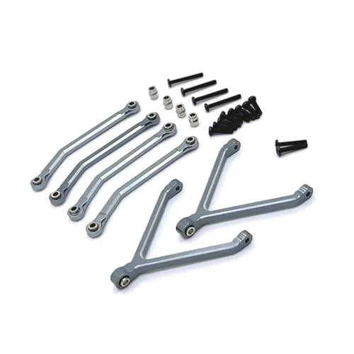Bielle RC FMS Xiaoqi liaison fixe d'essieu CNC Gray pour FCX24