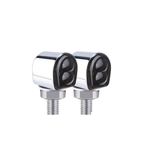 Indicateurs clignotants moto 8mm avec boîtier en aluminium rigide et technologie d'éclairage 12V