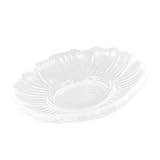 Cabilock Glas teetassen untertasse Transparent Rund Hitze Kratzschutz Dekorativer Snack Kaffeeteller Stilvoller Glas untersetzer für Zuhause Bar und Restaurant Wiederverwendbar