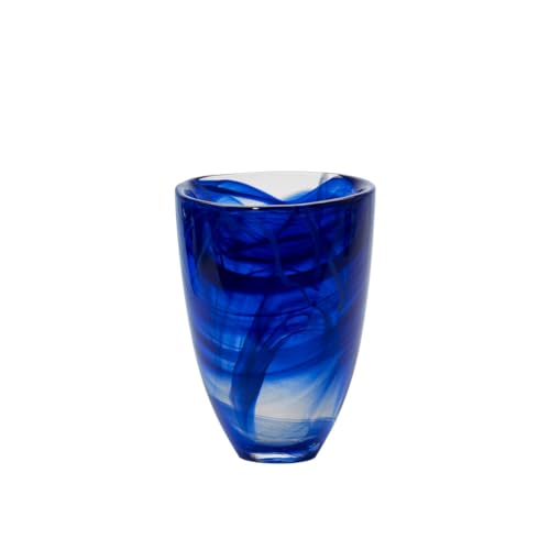 Kosta Boda Contrast Vase Blue