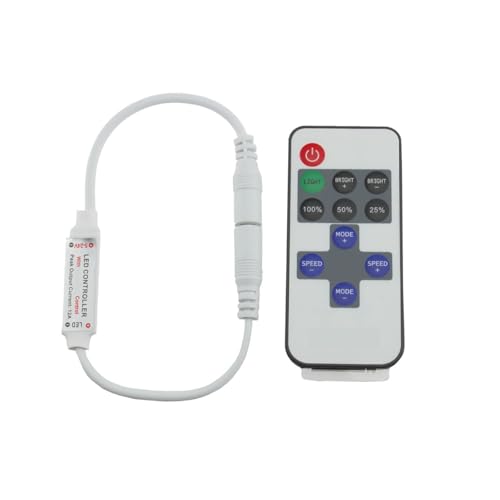 Controlador LED 5050 para tiras de luz con interruptor de 11 botones 5