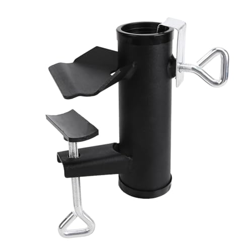 Malloy Soporte para Sombrilla Patio Resistente, Abrazadera para Sombrilla Patio, Soporte para Sombrilla Cubierta, Abrazadera Metal para Sombrilla, Soporte para Sombrilla para Exteriores