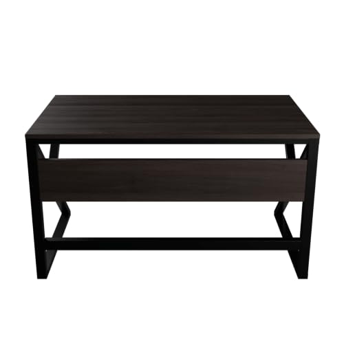 Image of Riyan Luxiwood Alden Computer Table in Engineering Wood for Home & Office, Simple Style Desk, Scratch Resistance Surface, Easy to Assemble, Study Table for Kids (Size-12 X 5 X 75 Cm) - Brown
