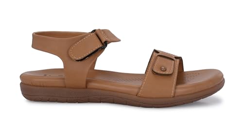 Image of Karaddi Women's Fashion Sandals | Women's Flat Heels | Stylish Ankel Strap Sandal for Ladies