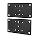 Generic 2 Pieces Deck Post Base Pergola Brackets for Porch Railings Pergolas Gazebos