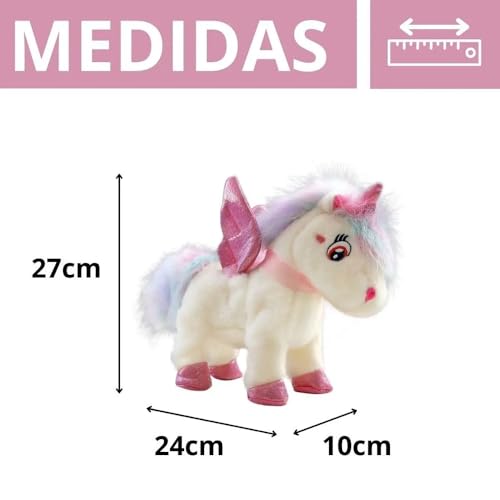Bicho Pelúcia Unicórnio Canta Repete Fala C/Luzes -Zoop Toys