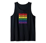 Aachen Germany LGBTQ Gay Pride Monat Regenbogen Tank Top