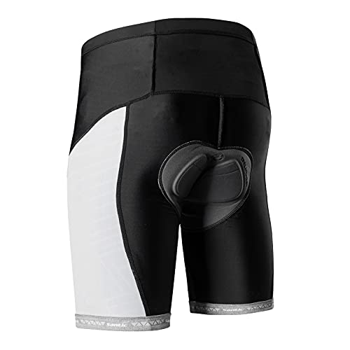 Santic Mens Cycling Shorts Padded Road Bike Shorts Mens Padded Biking Shorts Breathable Quick Dry