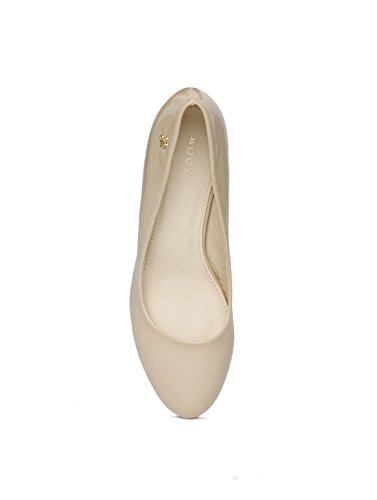 Image of Addons Round-Toe Patent Pumps