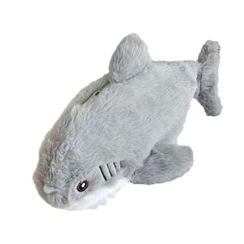 Cmtuuy Pencil Case, Cute Pencil Pouch, Pen Bag Case, Plush Large Capacity Storage Bag, Zipper Pen Pouch for Girl and Boy (Shark)