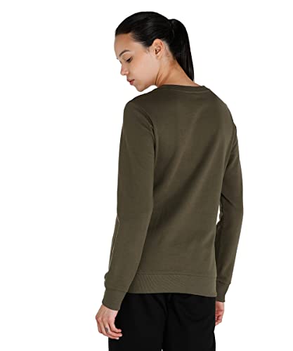 Image of Puma Women's Cotton Hooded Neck Pullover Sweater