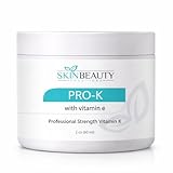 2oz -Pro-K Vitamin K Cream Professional Strength- Rosacea Capillaries, Thread Spider Varicose Veins, Puffy Dark Under Eye Circles. Guaranteed to Work