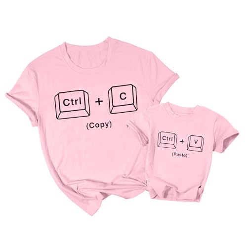 Mama Mini Paste Copy Shirt Mommy and Me Matching Tshirt Mother and Daughter Short Sleeve Gifts Family Matching Clothes