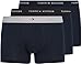 Produktbild Tommy Hilfiger Herren 3er Pack Boxershorts Trunks Unterwäsche, Mehrfarbig (Des Sky/Black/Grey Htr), XL