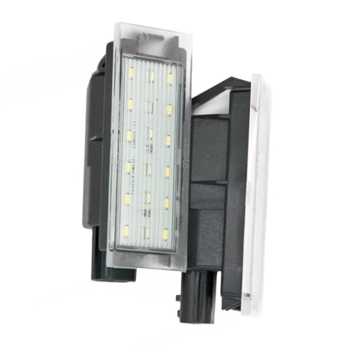 Luces para matrícula compatibles con Dacia Duster y Logan, pack de 2 unidades