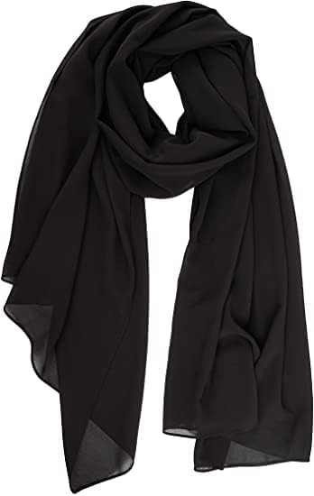 GenericNew Chiffon Scarf Female Head Cover for Women Head Scarves Headscarf Wrap Wedding Shawl for Evening Dresses